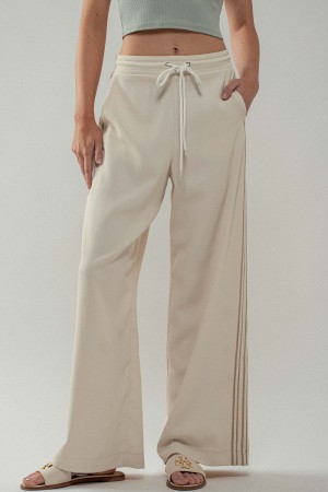 0548-4505<br/>Sandstone Striped Wide Leg Pants