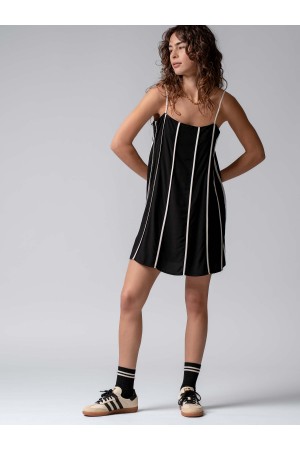0571-3462<br/>Striped A Line Mini Dress